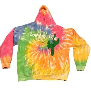 Cactus Jack by Travis Scott Astroworld x DSM Down to Earth Tie Dye Hoodi…